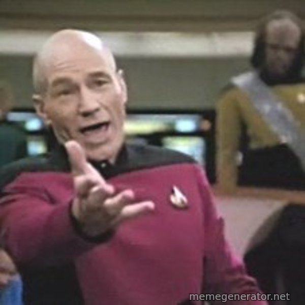 Captain Picard meme template