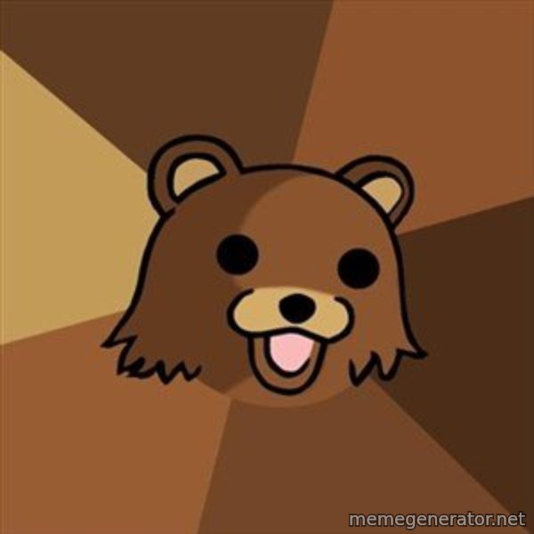 Pedobear meme template