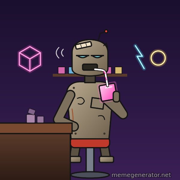 Fuel Cube Bot meme template