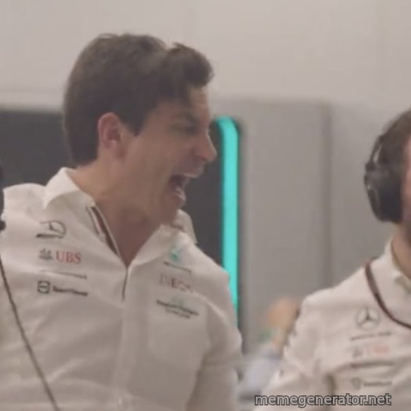 Toto Losing It On The Pit Wall meme template