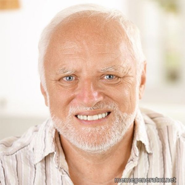 Harold Smiling meme template