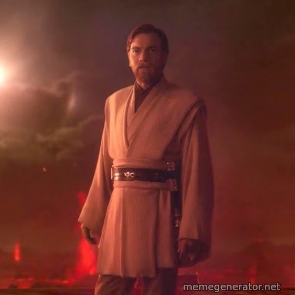 Only a Sith Deals in Absolutes meme template
